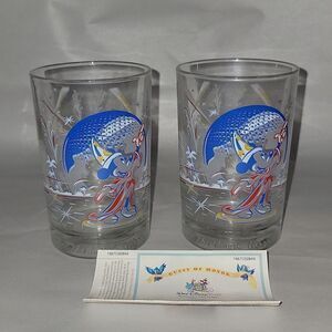 Walt Disney World Remember The Magic Pair of Cups 25th Anniversary Vintage 1996